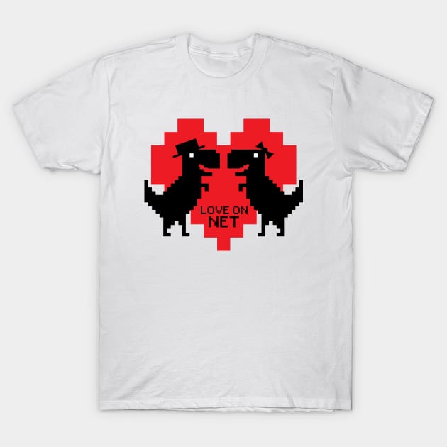 Love Dino T-Shirt by mariahadley12